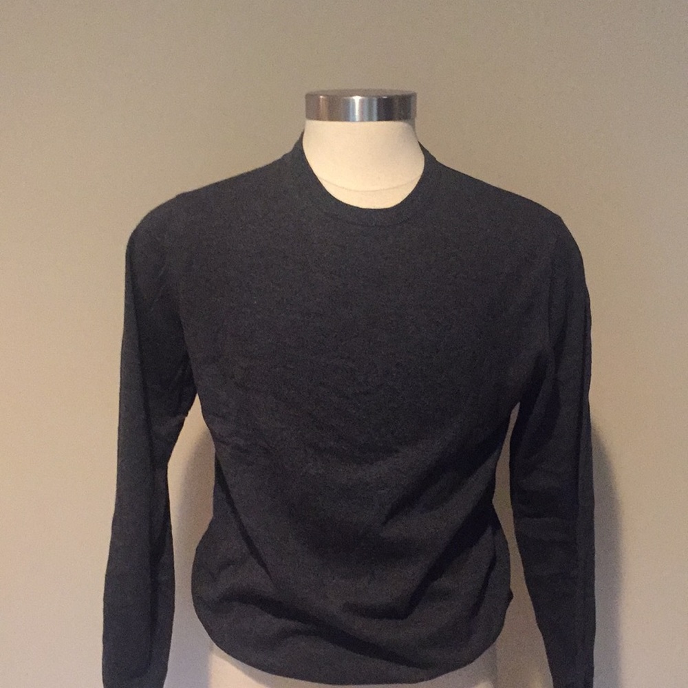 NEW Charcoal lightweight cashmere sweater